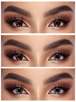 CA2-03 BLUE  0.00 2Ps ГОЛУБЫЕ контактные линзы