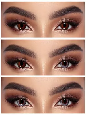 ML-3 GORGEOUS PINK  0.00 2Ps ФИОЛЕТОВЫЕ контактные линзы