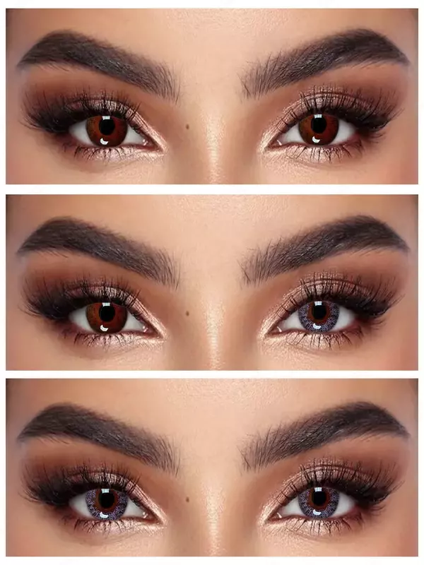 WG2-04 AMETHYST  0.00 2Ps BINAFSHA kontakt linzalari