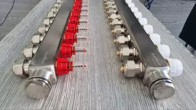 Расходомерный коллектор отопления (3-вых.)