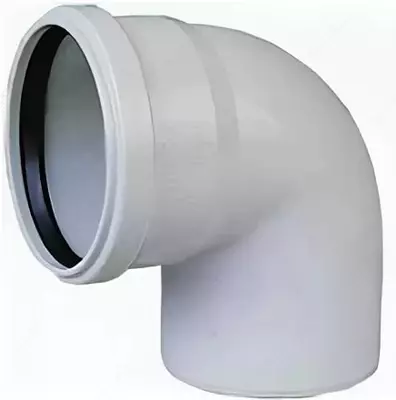 Отвод полипропиленовый для бесшумной канализации "РосТурПласт" d 50 мм