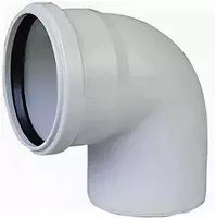 "RosTurPlast" jim kanalizatsiya uchun polipropilen tirsak d 63 mm