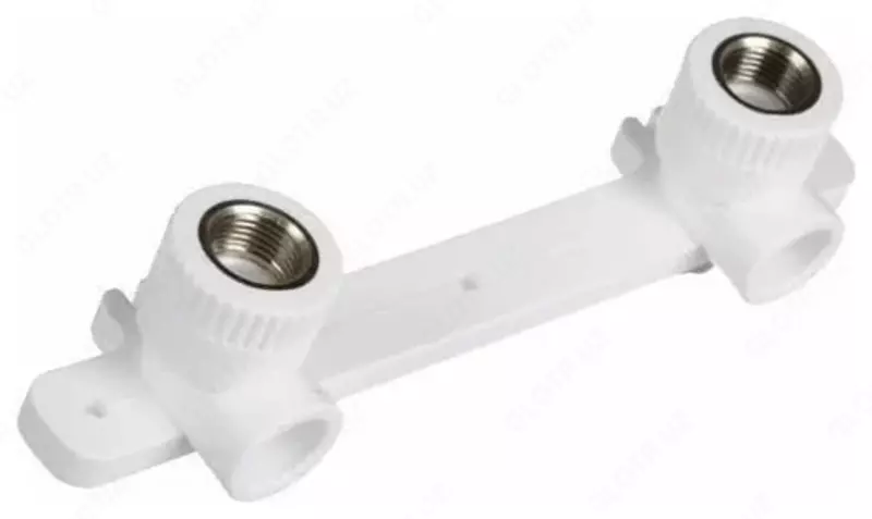 Ikki tirsak (quloqli) PPR "RosTurPlast" D20 mm x 1/2" dyuym/r