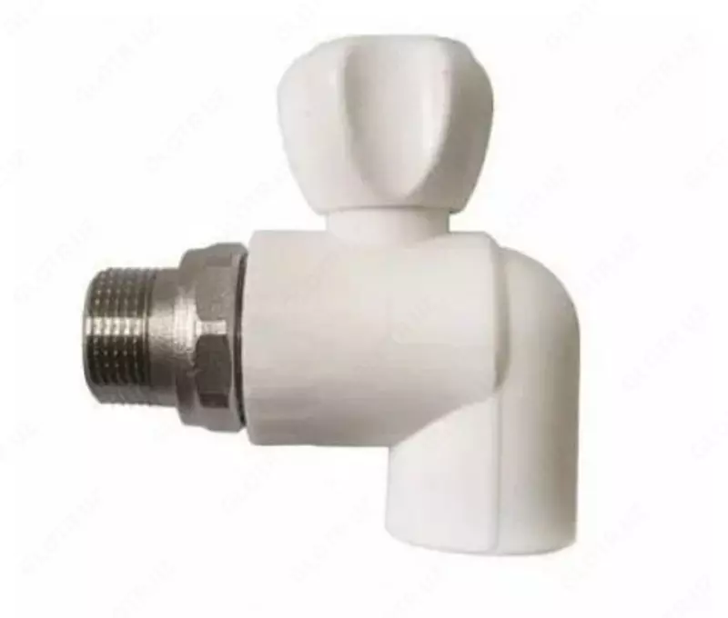 Кран шаровой (для радиатора) "РосТурПласт" PP-R D 25 мм