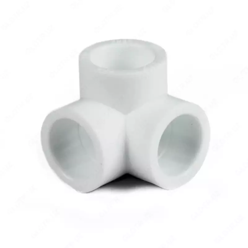 Ikki tekislikli PPR tee "RosTurPlast" d20 mm