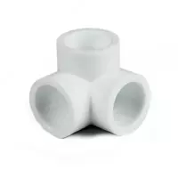 Ikki tekislikli PPR tee "RosTurPlast" d25 mm