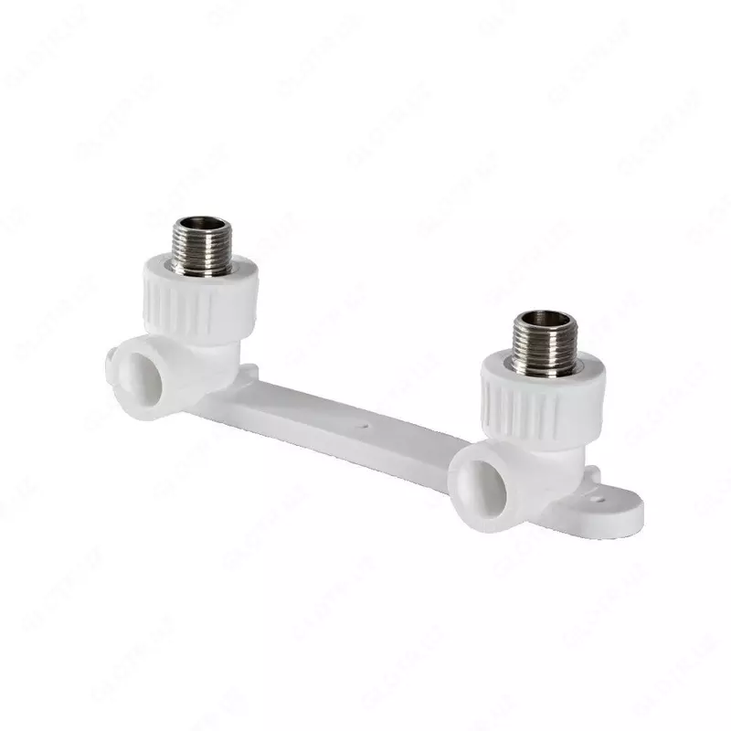 Ikki tirsak (quloqli) PPR "RosTurPlast" D25 mm x 1/2" n/r