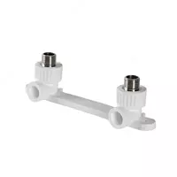 Ikki tirsak (quloqli) PPR "RosTurPlast" D25 mm x 1/2" n/r