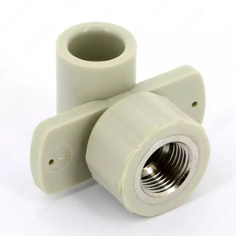 "RosTurPlast" gipsokarton uchun polipropilen kvadrat (quloqli) D20 mm x 1/2" in/r