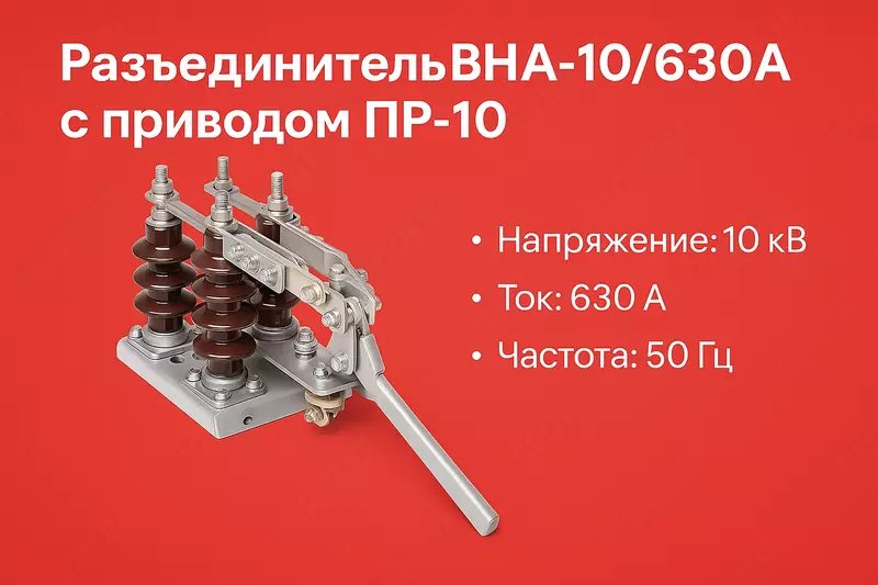 PR-10 drayvli VNA-10/630A ajratgich