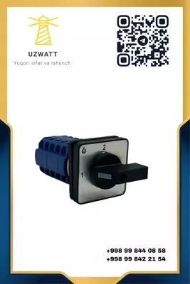 Переключатель ПКУЗ LW26-20 4G-10-75 — надёжный поворотный переключатель для управления цепями переменного и постоянного тока