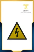 Знак безопасности “ОСТОРОЖНО! ЭЛЕКТРИЧЕСКОЕ НАПРЯЖЕНИЕ.