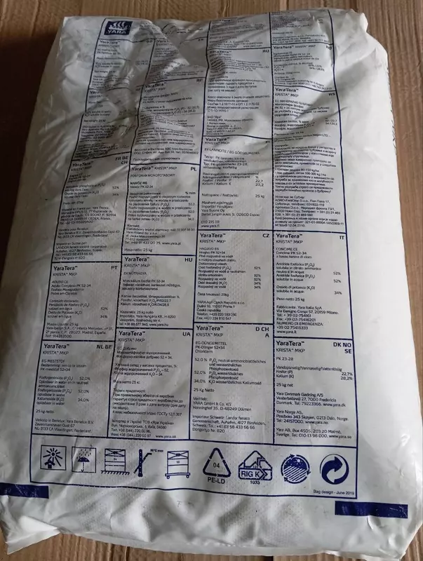 YARA KRISTA MKP МОНОКАЛИЙФОСФАТ - по запросу