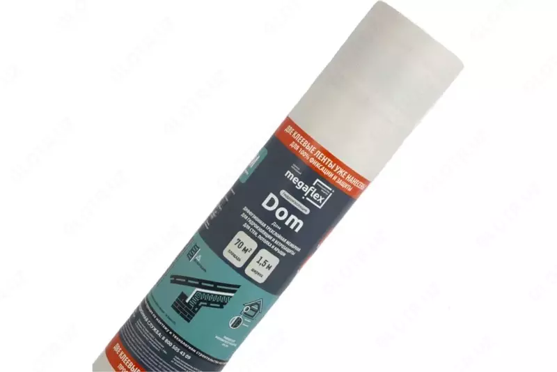  Mansarda uchun membranalar va yopishqoq lentalar  bug‘ izolyatsiyasi va shamoldan namlikni himoya qilish - 