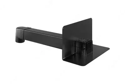 Barg ushlagich va burilishli otvodga ega parapet voronkasi VC-PP 100×100×650  art. 01.068