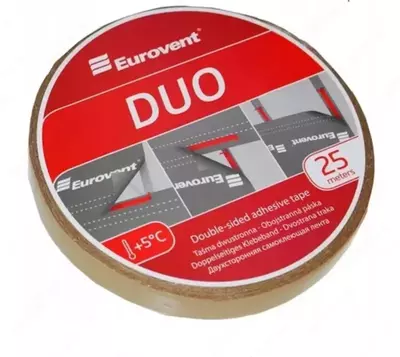 Eurovent® DUO ikki tomonlama yopishqoq lenta (20mm*25m)