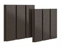 Металлический сайдинг AQUASYSTEM  софит тройной  с полной перфорацией  стальной  PE-полиэстер