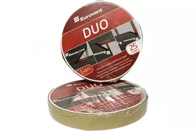  Eurovent® DUO ikki tomonlama yopishqoq lenta (20mm*25m) Ulgurji va chakana