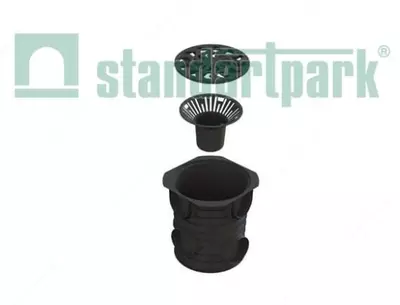 Дождесборник Spark круглый пластиковый с решеткой водоприемной пластиковой кл. А15