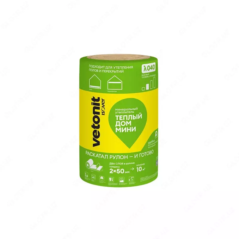 Утеплитель Vetonit Теплый Дом-ТВИН 50х610х8200 мм