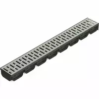 Лоток Standartpark пластиковый 1000x125x100 мм с чугунной решеткой класса С250