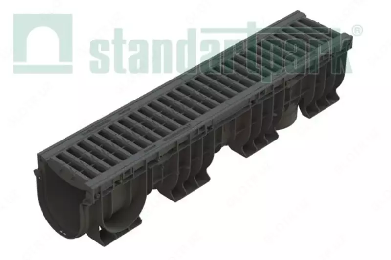 Лоток PolyMax Basic ЛВ-15.21.22-ПП с решеткой ячеистой пластиковой кл. А (компл)