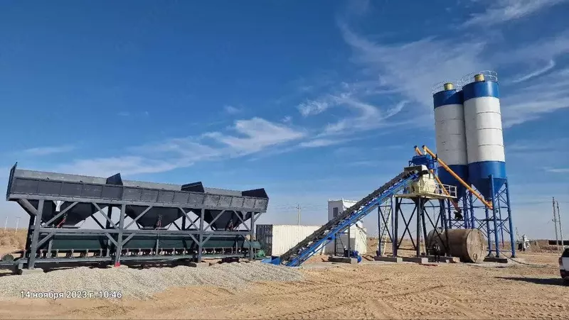 Бетонный завод HZS 60 OOO "GREAT LOONG"