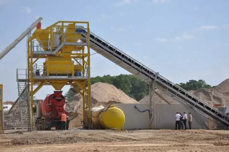 Бетонный завод Модель HZS 75 OOO "GREAT LOONG"