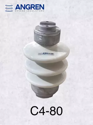 Фарфоровый опорный стержневой изолятор С4-80-II