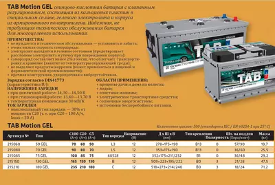 Полутяговые аккумуляторные моноблоки 6В