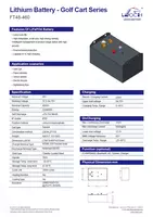   Литий-ионный тяговый аккумулятор 48V 150/188Ah для гольф-каров