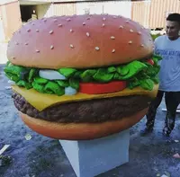 Burger lavash hod dog maketlari yasab beriladi