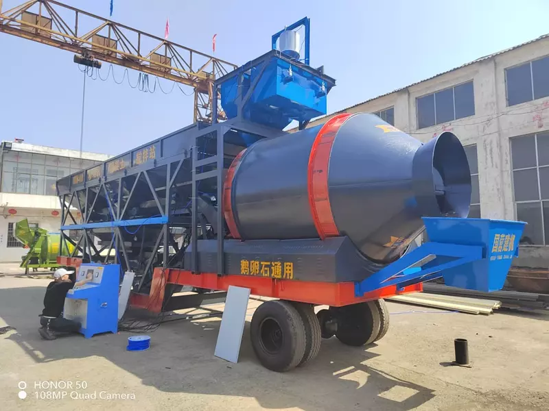 YZM60 мобилный бетон завод