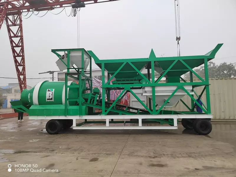 YZM60 мобилный бетон завод