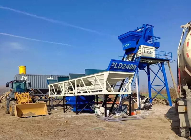 Компания Torui предлагаеть новый бетон завод модель HZS75