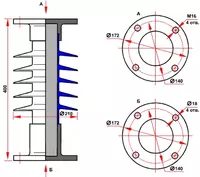 Опорные стержневые изоляторы ОСК 10-35 - 800 000 сум