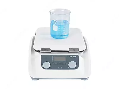 MS10-H500-Pro LCD цифровая магнитная мешалка с подогревом и 10-дюймовой керамической платформой