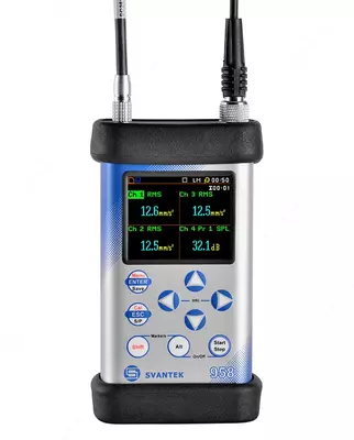  SVANTEK SVAN 958A — 4-канальный анализатор шума и вибрации - 