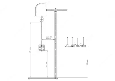   MM-1000 — Multi Mixer yuqoridan yuritmali laboratoriya aralashtirgichi