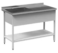 Ванна моечная с полкой