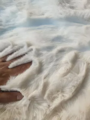  Меховые накидки на автомобильные сиденья  зимняя  в комплекте - 