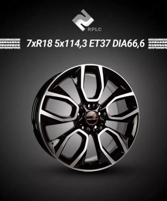 RPLC HV202 Колесный диск 18x7 PCD5х114.3 ET37 D66.6