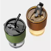 BIOTACT HEALTHY LIFESTYLE - Кружка со стеклянной трубочкой с наклейкой