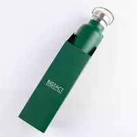 111 000 сум Термос металлический с бамбуковой крышкой 500 мл