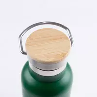 Термос металлический с бамбуковой крышкой 500 мл BIOTACT HEALTHY LIFESTYLE