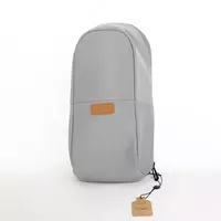 Сумка через плечо серая Healthy Lifestyle