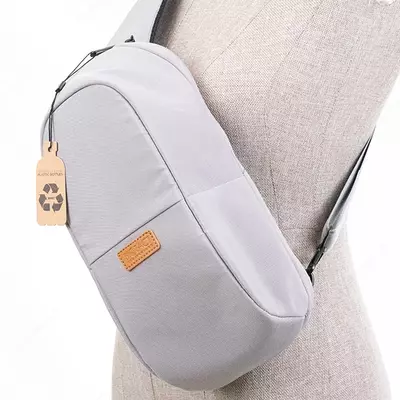 Сумка через плечо серая Healthy Lifestyle