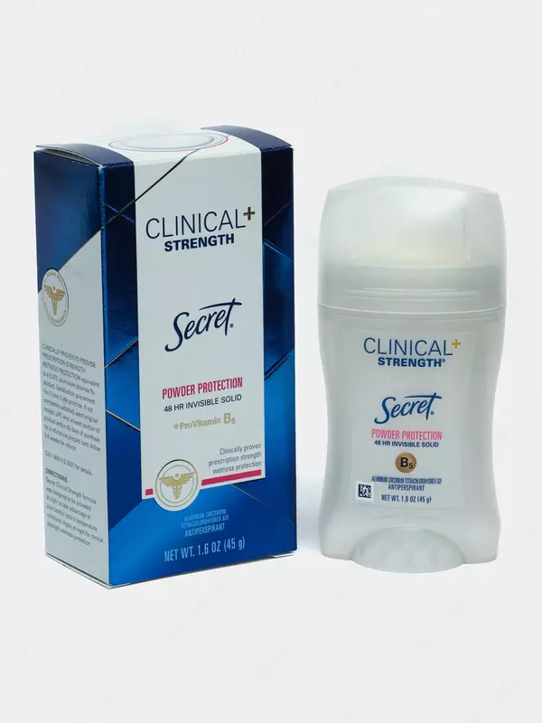 Кремовый Антиперсперант Секрет Клиническая прочность Водонепроницаемый.
