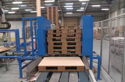 Формирование продукции на палеты