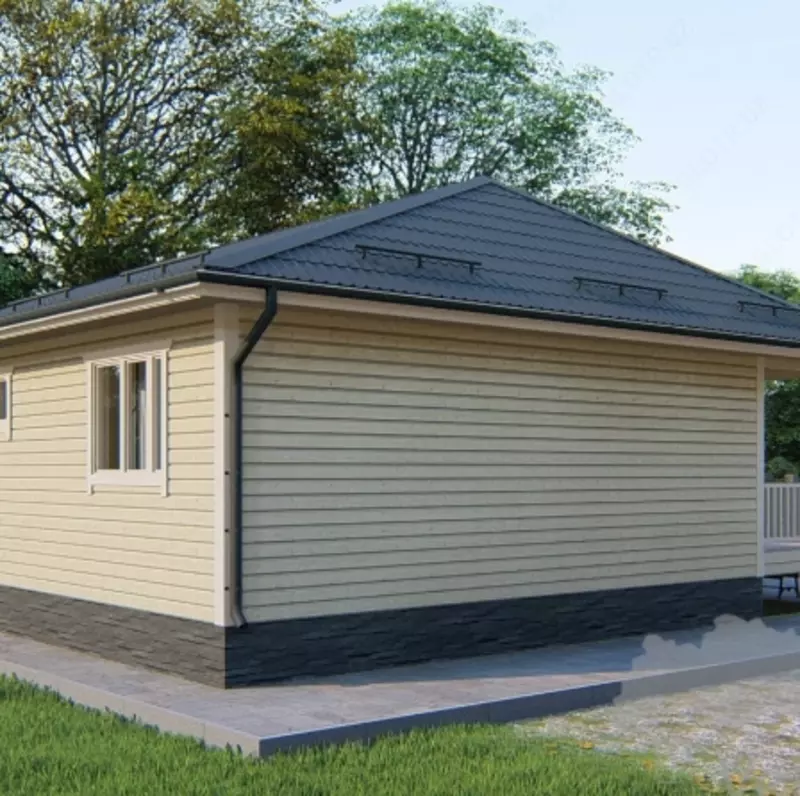 Дом 10 на 10 с террасой Только в розницу